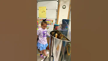 Cute Girls Helping Dad Harvest Honey Beekeeping Fun Sweet Rewards Beekeeping AlaskaLife Shorts 
