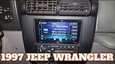 1998 jeep wrangler radio removal and replacement - YouTube