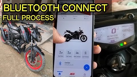 Bluetooth connectivity Apache rtr 160 4v special edition || how to use