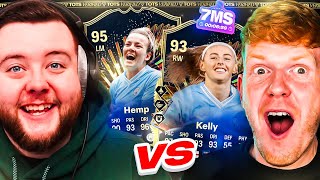 TOTS Chloe Kelly VS TOTS Lauren Hemp 7 Minute Squads!!!