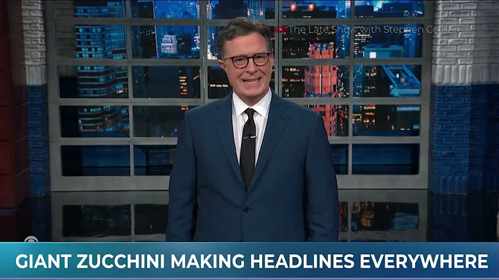 The Late Show with Stephen Colbert pokes fun at CHCH News' largest zucchini story