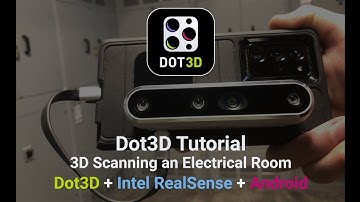 How to 3D Scan an Electical Room in Minutes! Dot3D + Android + Intel RealSense