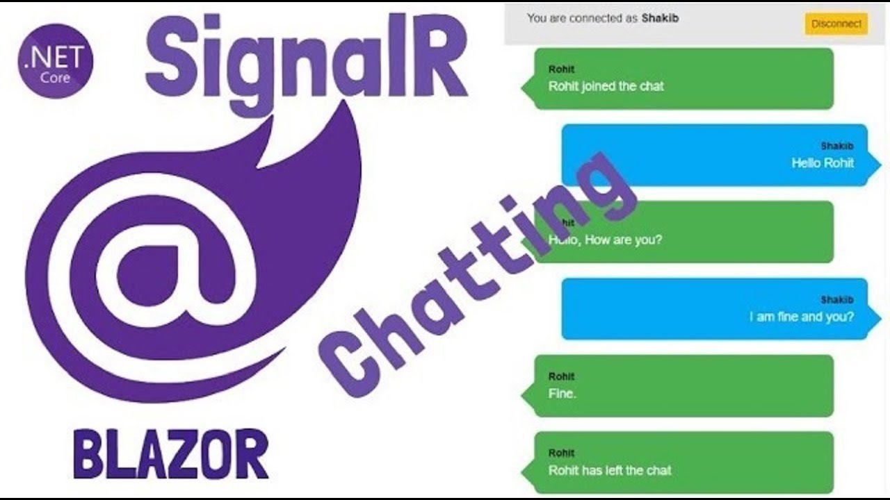 Blazor : SignalR Chatting Example [Real-Time Programming]