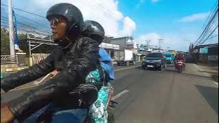 JALAN-JALAN MOTORAN DI KOTA CILEGON PAGI HARI, SUASANA SEPI & ADEM BANGET
