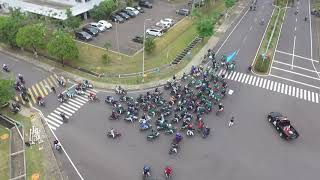 Demo buruh kawasan EJIP Menolak Omnibuslaw