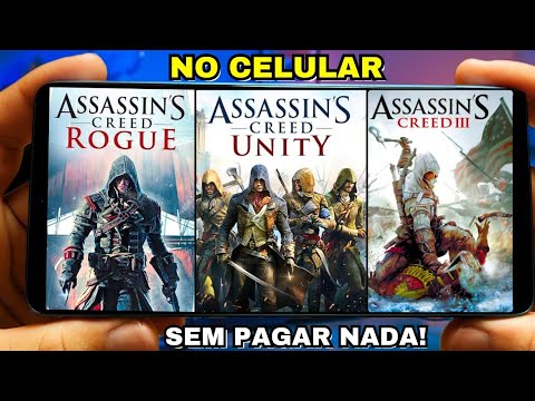 Jogando ASSASSIN'S CREED 2 no CELULAR ANDROID jogo OFICIAL!! 