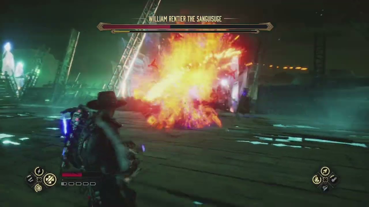 EVIL Difficulty Solo - William Rentier the Sanguisuge Boss Fight Mission 14 - Evil West