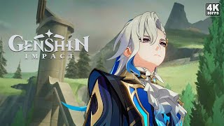 Neuvillette Story Quest Cutscene 4K | The Rains in Fontaine Cinematic Cutscene Genshin Impact 4.1