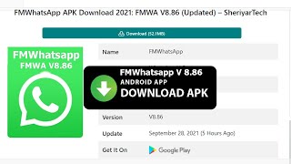 FMWhatsApp APK Download 2021: FMWA V8.86 (Updated) screenshot 2