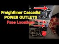freightliner cascadia cigarette lighter fuse Freightliner Cascadia :POWER & CIGARETTE OUTLETS FUSES