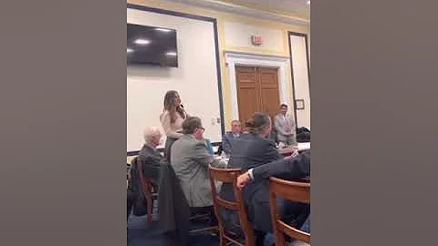 Addressing Congressmen & Ambassadors At Congress About Rising Antisemitism