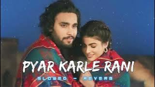 Pyar Karle Rani Aage Jad Ke mahina l love song ( Slowed Reverb ) Cg Lofi Song l