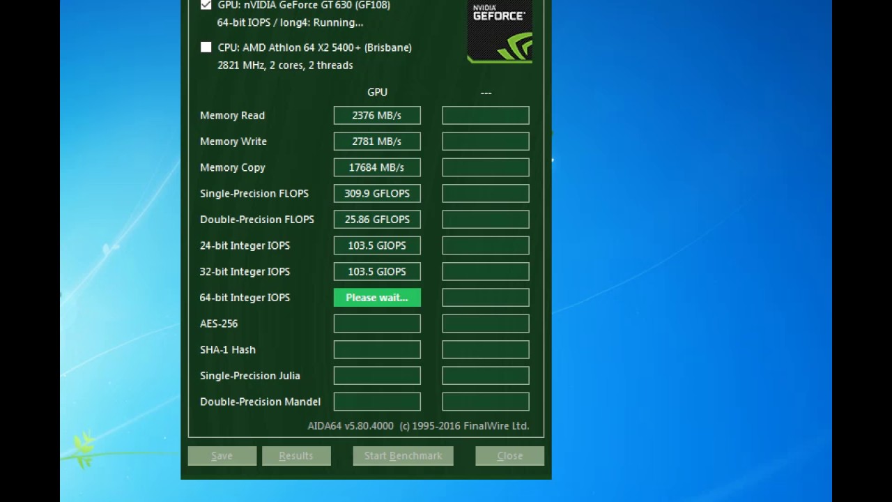 AIDA64 - GPGPU Benchmark