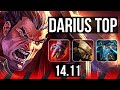 Darius vs shen top  1011 legendary 500 games  euw challenger  1411