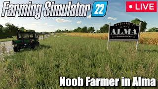 🔴 Farming Simulator 22 - "Noob Farmer in Alma" - Stream (6/3/24)