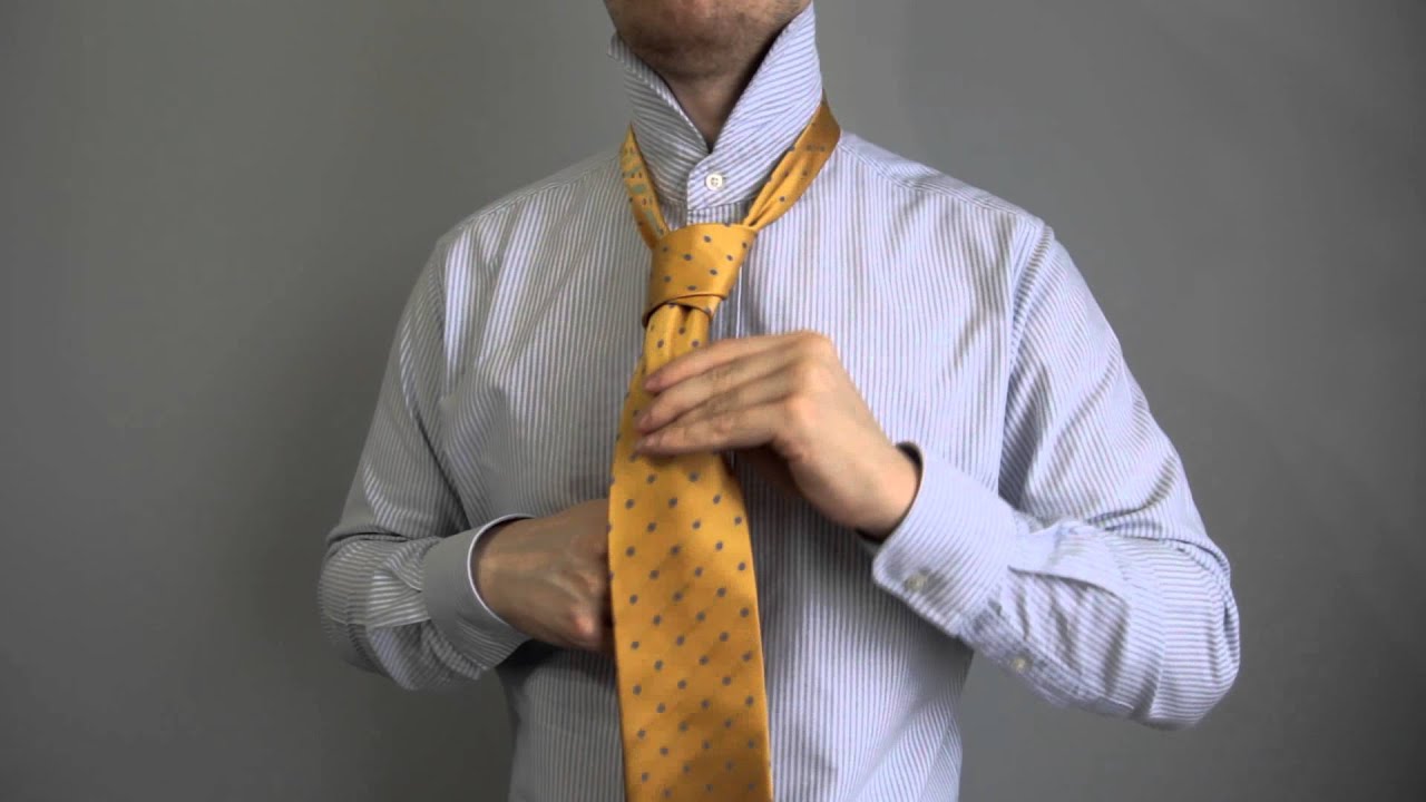 Solmion solmiminen Prince Albert (Double FourinHand) YouTube