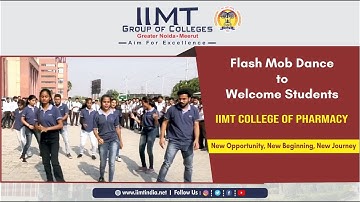 Flash Mob | Welcome Freshers 2022 | IIMT College of Pharmacy, Greater Noida