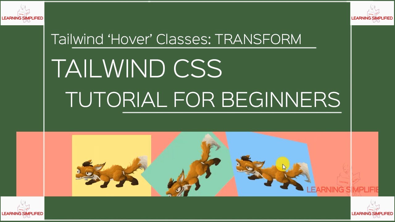 Tailwind CSS3 Animation Hover On Transform Properties Part4 YouTube