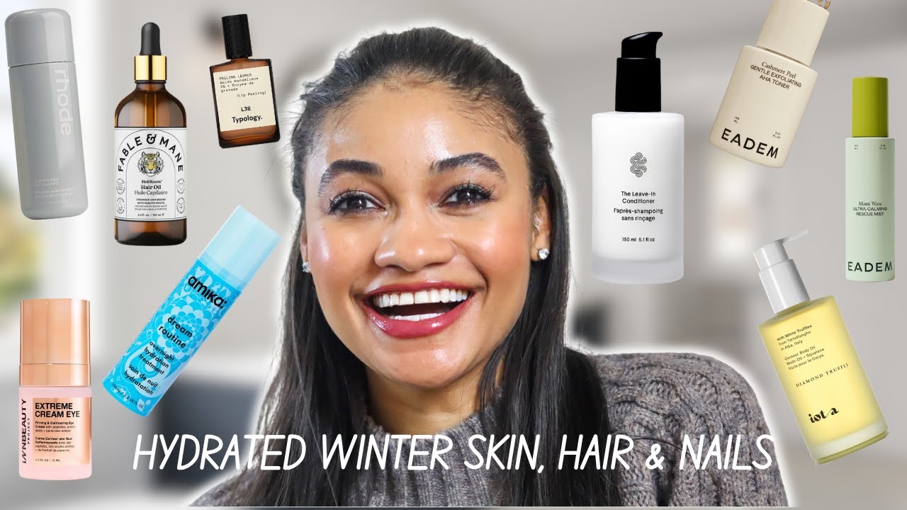 Как я поддерживаю увлажненность кожи, волос и ногтей зимой ❄️ | Советы по выживанию при сухости кожи