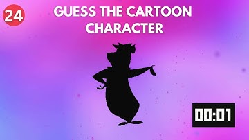 Guess the Cartoon Character in 3 Seconds | 25 Famous Cartoon Characters | Knowledge Quiz 2023