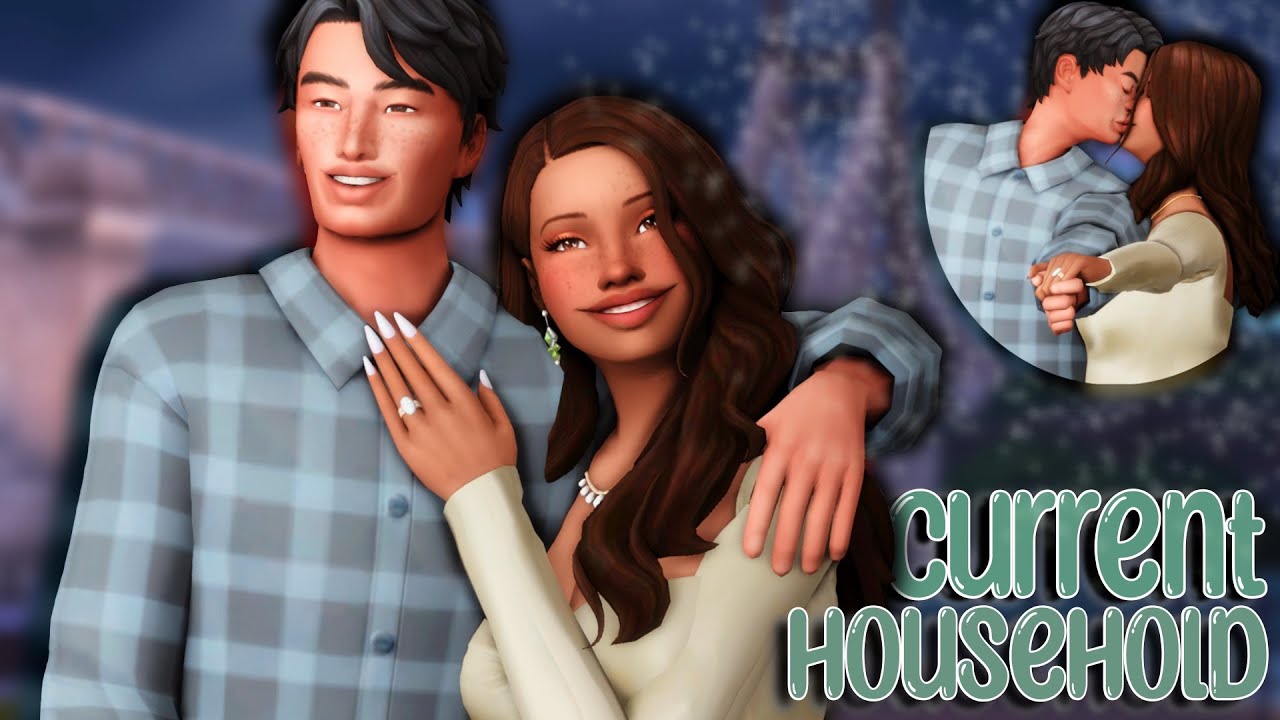 My Current COMFORT Household 🥰💍 | The Sims 4 Current Household - YouTube