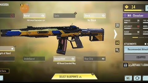 CALL OF DUTY :MOBILE || I GOT M4 DISSOLVER || VERY STRONG GUN ||