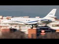 Dassault Falcon 2000 (2-OOOX) at Madrid-Cuatro Vientos Airport.