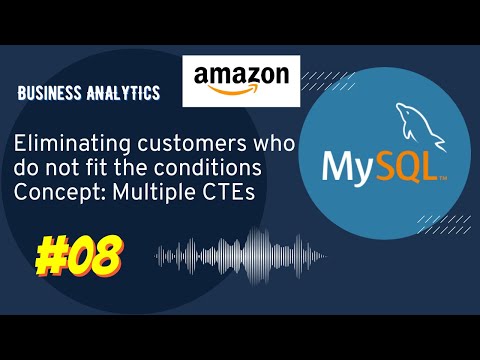 Analytical Interview question at Amazon | Two CTE's and a Join | Question 8