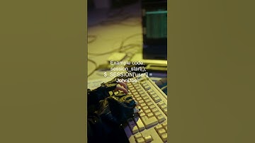 How do I start a session in PHP?