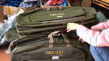 Túi đựng đồ câu cá Simago 80cm-90cm nhỏ gọn, tiện lợi, bền đẹp chắc khỏe, sang trọng