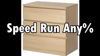 Ikea MALM Chest of draws Any% Speedrun in 35m 30s (World Record)