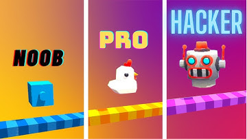 Funny NOOB vs PRO vs HACKER in Draw Climber