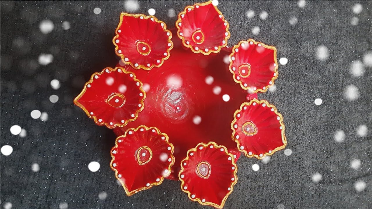 DIY Urli🪔| Diwali waste diya reuse idea|how to reuse old diya