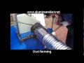 flexible duct machine
