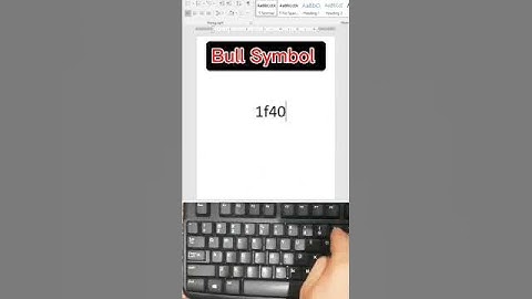 How to Make Bull In MS Word#computer #tricks #windows #asmr #shortvideo