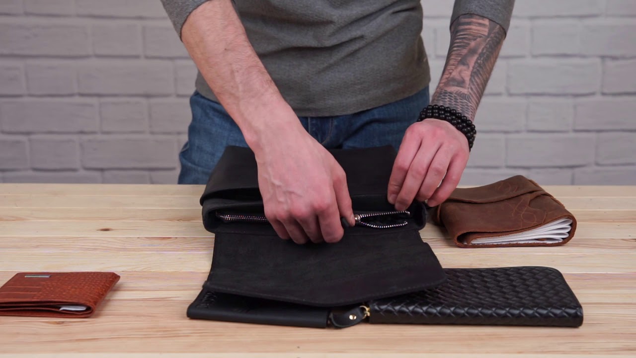 Обзор кожаной сумки SHVIGEL 11078