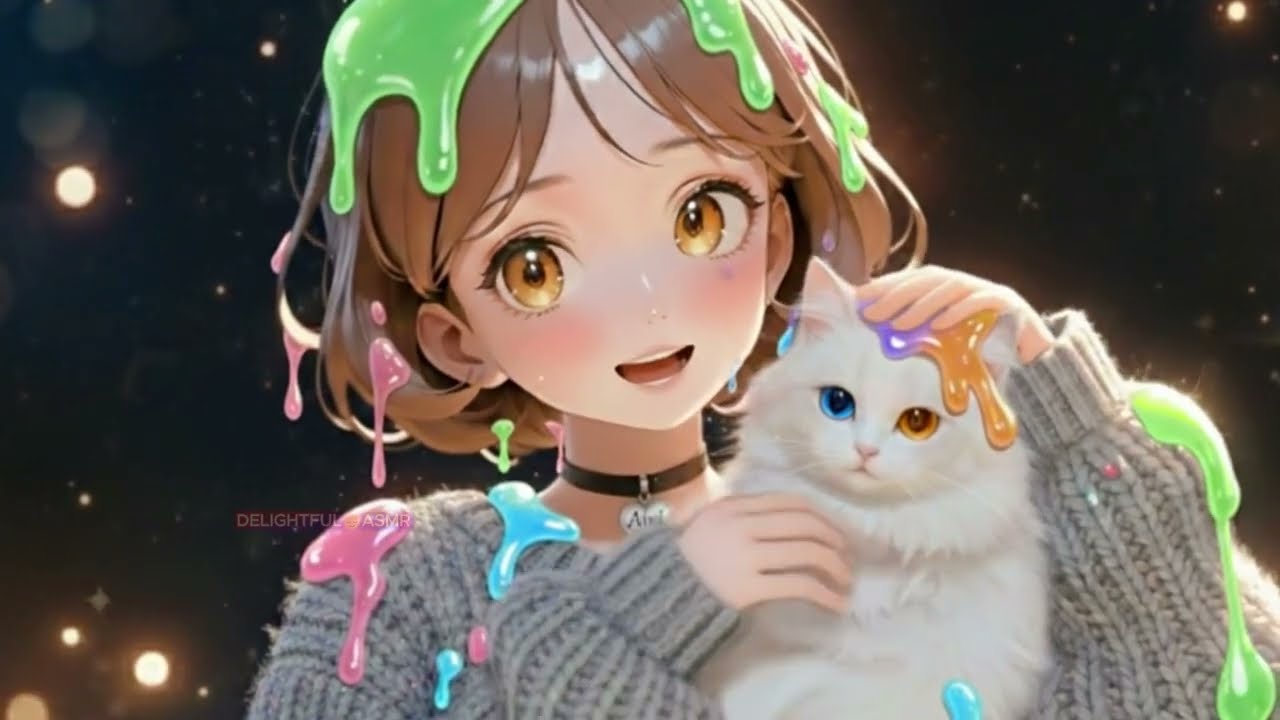 Pretty Things Turned into Slime  - ASMR Therapy ❤️ Satisfying Slimes 🫧