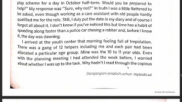 Multilevel reading part 4 exercise 14