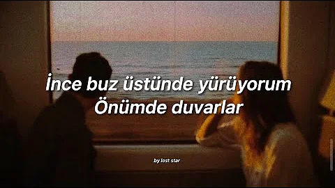 Cem Adrian & Şebnem Ferah || İnce Buz Üstünde Yürüyorum - Sözleri (Lyrics)