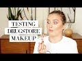 TESTING NEW DRUGSTORE MAKEUP #FFF