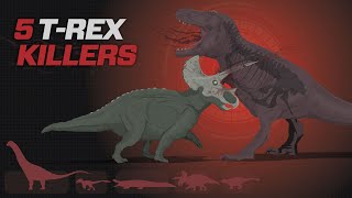 5 Dinosaurs that could KILL a TRex!