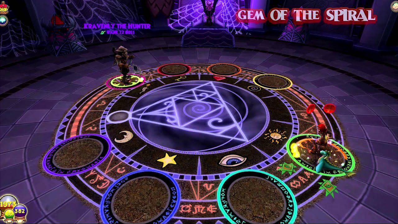 Wizard101 - Kravenly the Hunter (Cheating Boss Solo)