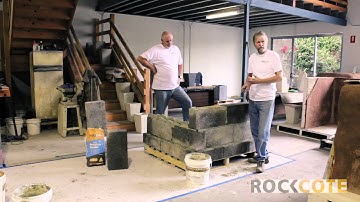 Laying Blocks With Rockcote