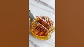 Satisfying Honeycomb Slice in Slow Motion