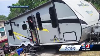 Flagler County man accused of driving recklessly while towing RV with kids inside