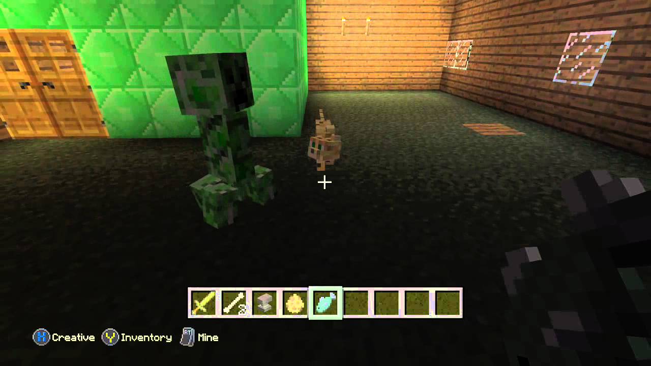 minecraft how to give your cat a name - YouTube