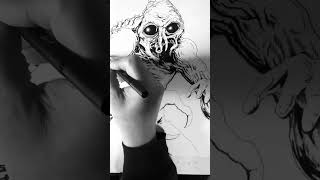The Fly 1986 #comicbookart #speeddrawing #monsterdrawing #cronenberg #thefly