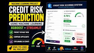 Credit Risk Prediction System using Machine Learning | XGBoost + Streamlit (Full Demo)