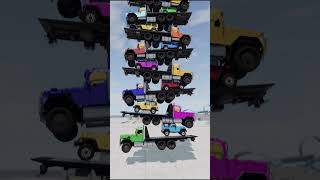 Beamng.drive - Cars & Buses Drop Test - Arabalar & Otobüsler Düşme Testi - Havadan Düşen Arabalar