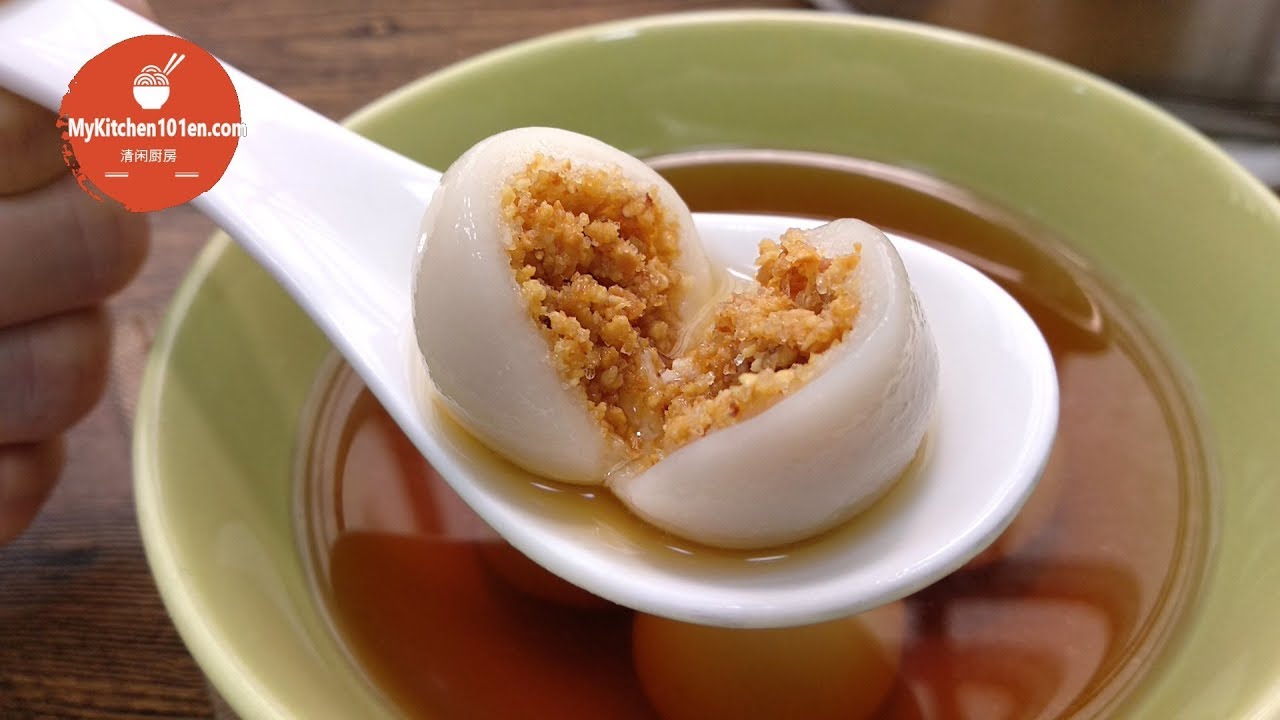 ⁣How to Make Chinese Peanut Glutinous Rice Ball (Tang Yuan) | MyKitchen101en